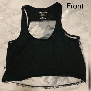 American Eagle “Happy Hour Tank” Floral -Size M